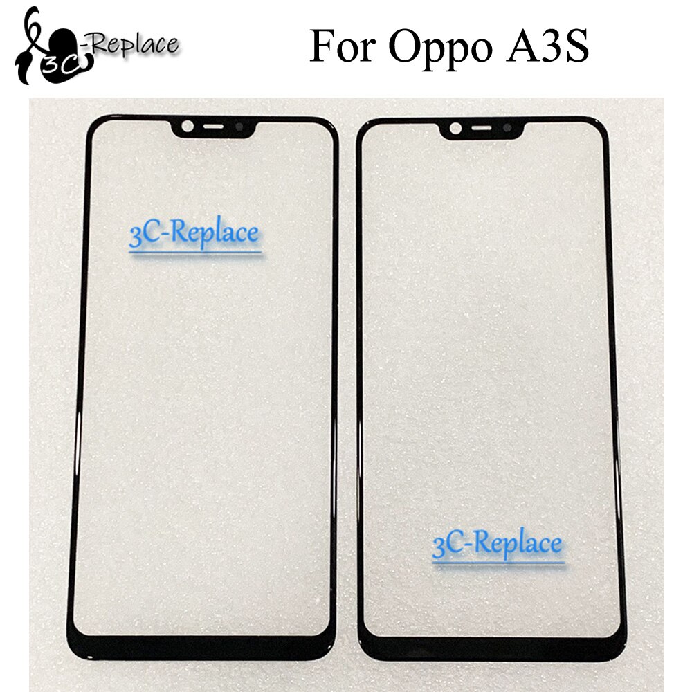 6.2 Inch Voor Oppo A5 / Oppo A3s / Oppo A2 Pro CPH1805 CPH1803 CPH1809 Front Touch Screen Glas Outer lens Vervanging (Geen Kabel