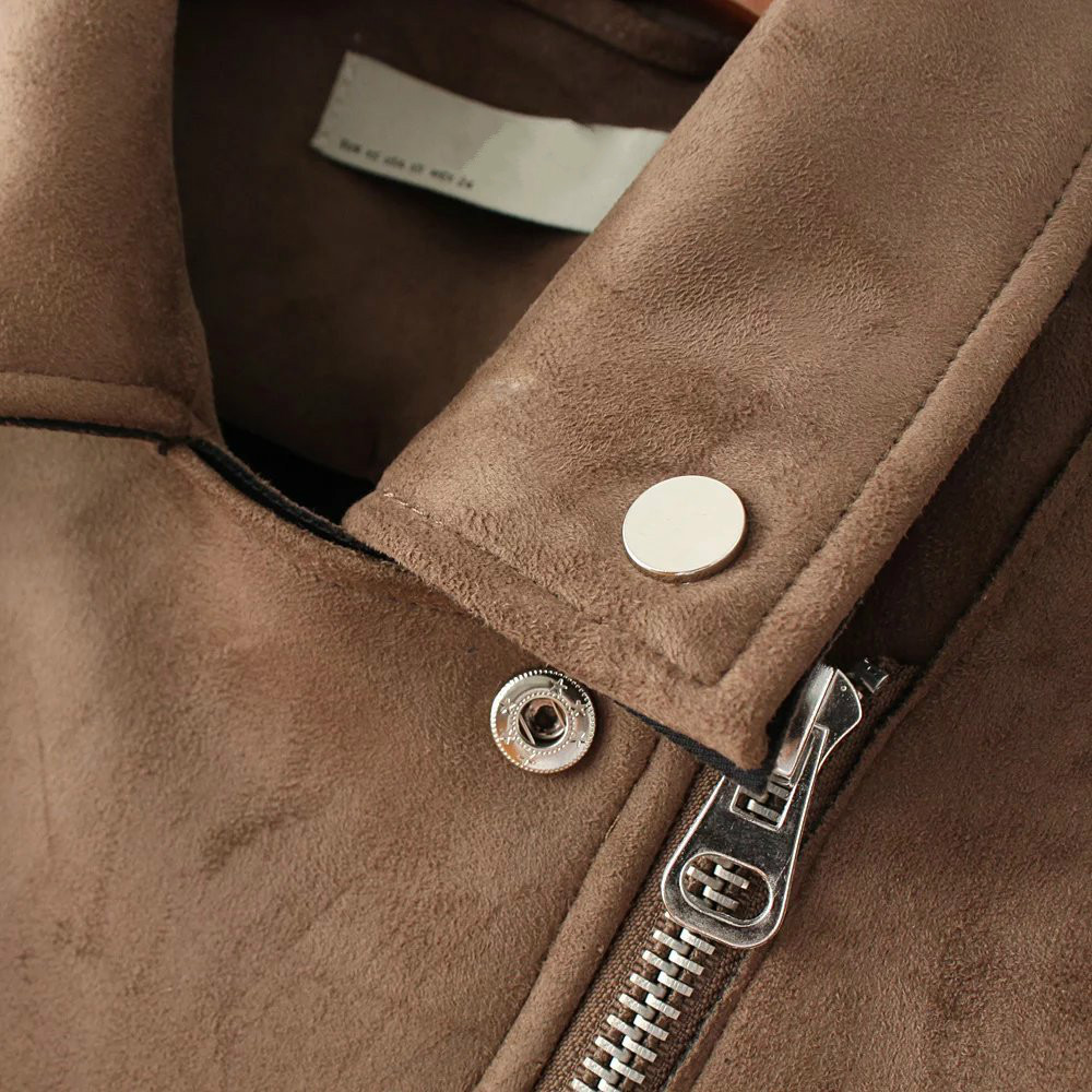 Mockajackor #39 damer kort motorcykelkappa dam biker faux pu jacka höst vinter jaqueta de couro