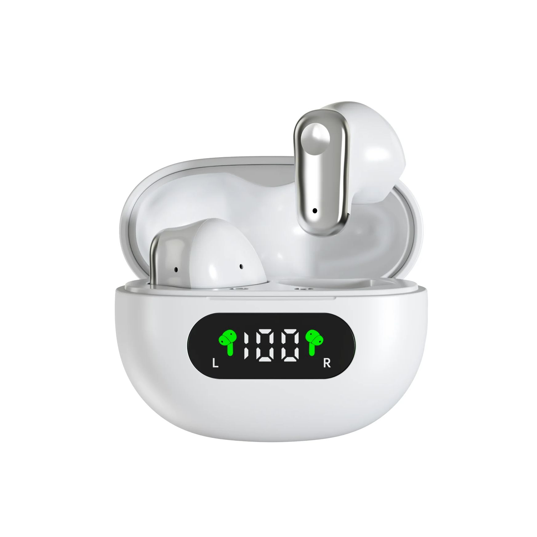 Auricolari wireless, auricolari in-ear tws touch control con display led, ideali per sport, musica e giochi, compatibili