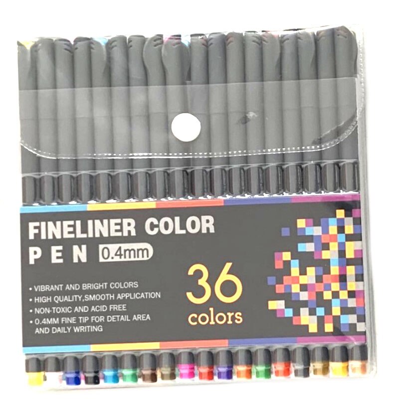 -Colorful Neutral Marker Pen Pens for School Office Pen Set Kawaii Ink Pen Art Supplies Cute: 36