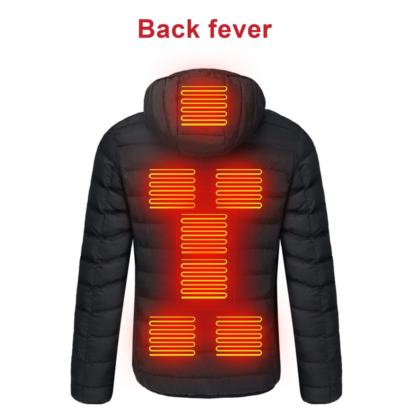 Chaquetas térmicas calefactables de 9 áreas para hombre y mujer, chaquetas térmicas calefactables de invierno para exteriores, para hombre y mujer