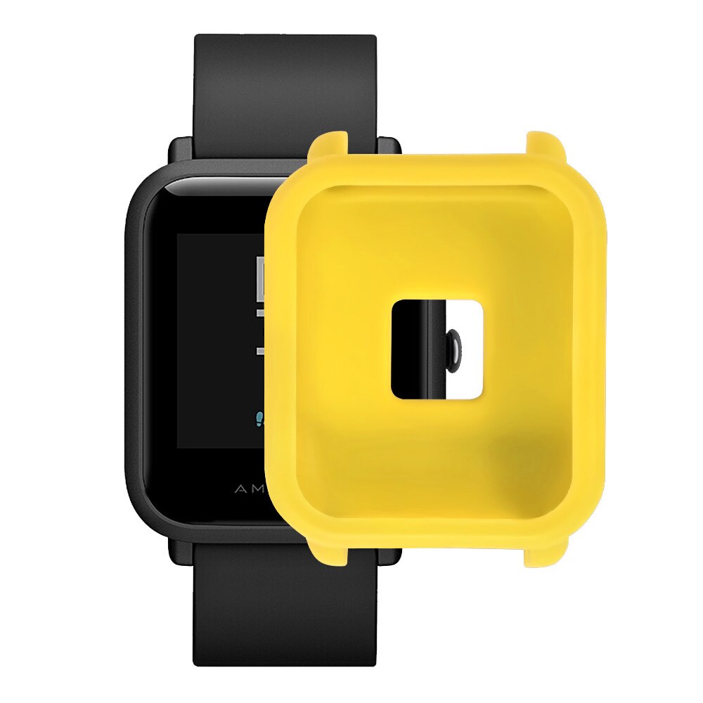 TPU blando de excelente de protección de silicona funda completa para Huami Amazfit Bip jóvenes reloj SmartWatch Prevención de arañazos golpes: YE