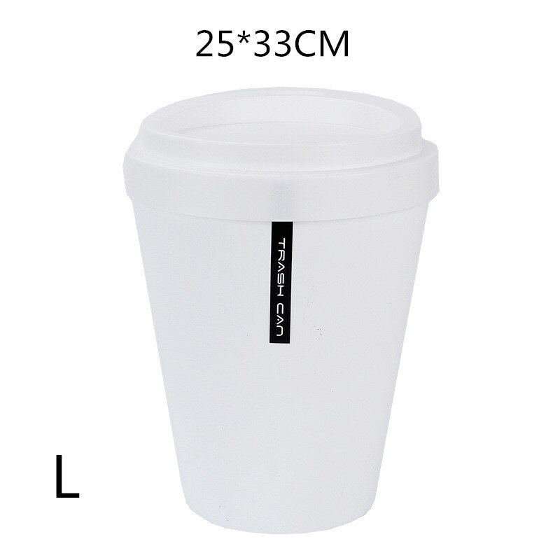 2PC Plastic Trash Can Office Desktop Mini Dustbin Kitchen Bathroom Living Room Waste Bins Bucket Household Cleaning Accessories: 6