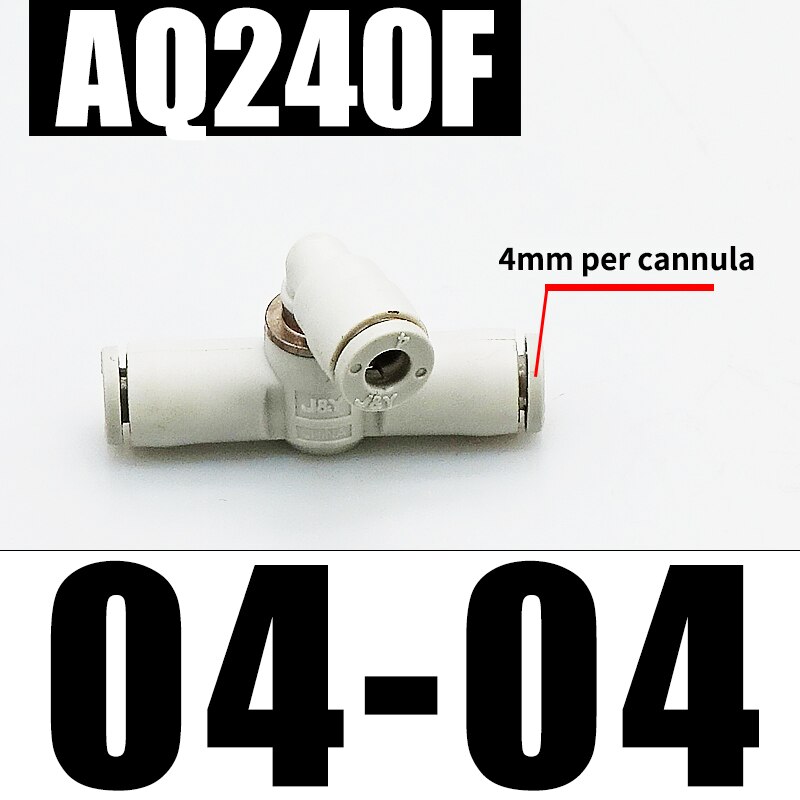 Pneumatische Quick Uitlaatklep AQ240F-04-00 04-04 Ingebouwde Uitlaat AQ340F-06-00 06-06: Rood