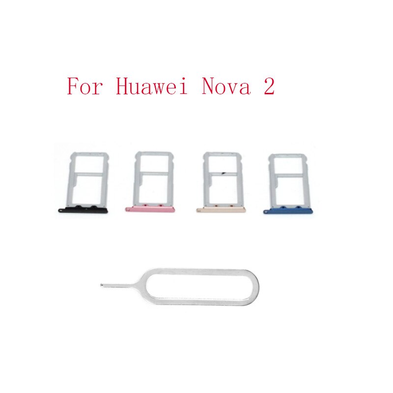 Adaptador de ranura para tarjeta Sim, piezas de repuesto para Huawei Nova 2 Plus 2i 2, soporte para tarjeta Sim