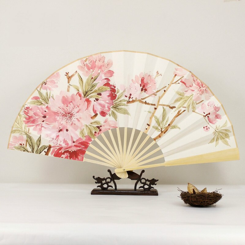 Chinese Classical Folding Xuan Paper Fan Vintage G... – Grandado