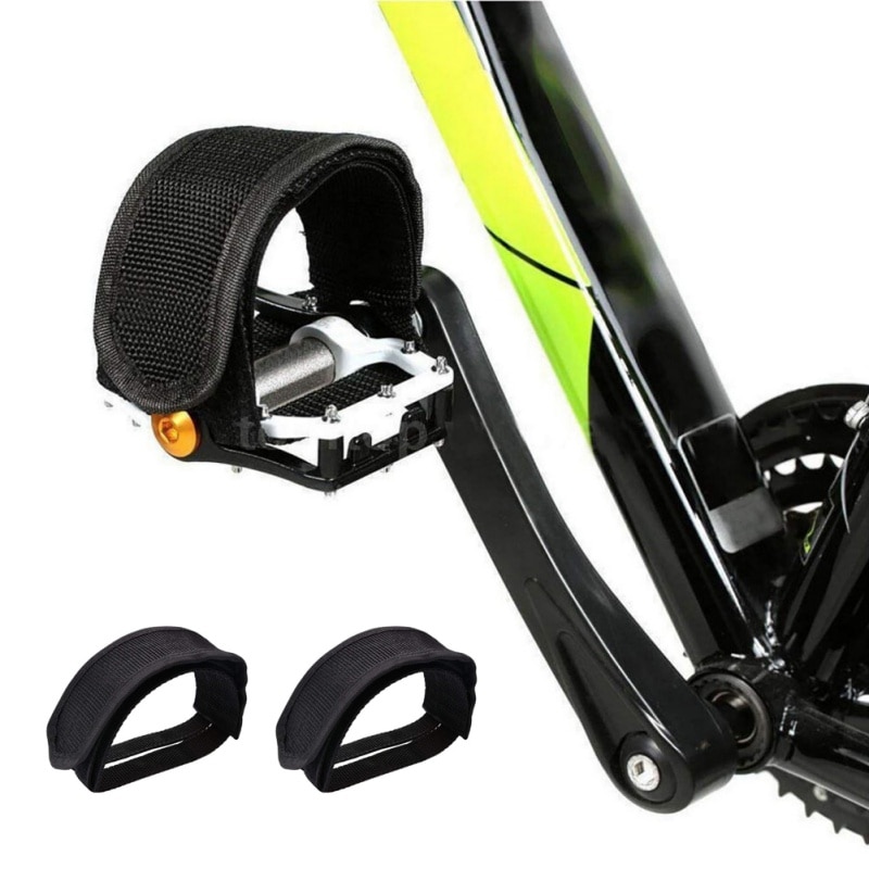 1 Paar Fiets Pedaal Riem Riemen Nylon Bike Teen Clip Riem Riem Adhesivel Pedaal Tape Fixed Gear Fiets Fietsen Fixie cover