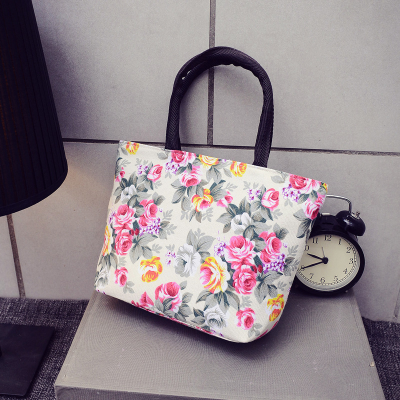 Vrouwen Tas Stijl Canvas Handtas Vrouwen Mode Bento Bag Middelbare Leeftijd En Ouderen Moeder Tas fabrikant Messenger Bag