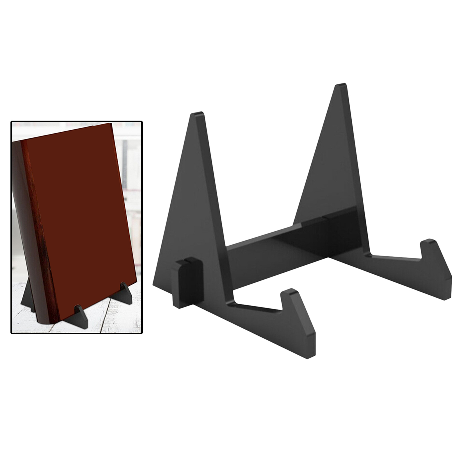 Acrylic Lazy Bookstand Photo Frame Cookbook Recipe Holder for Kitchen Countertops