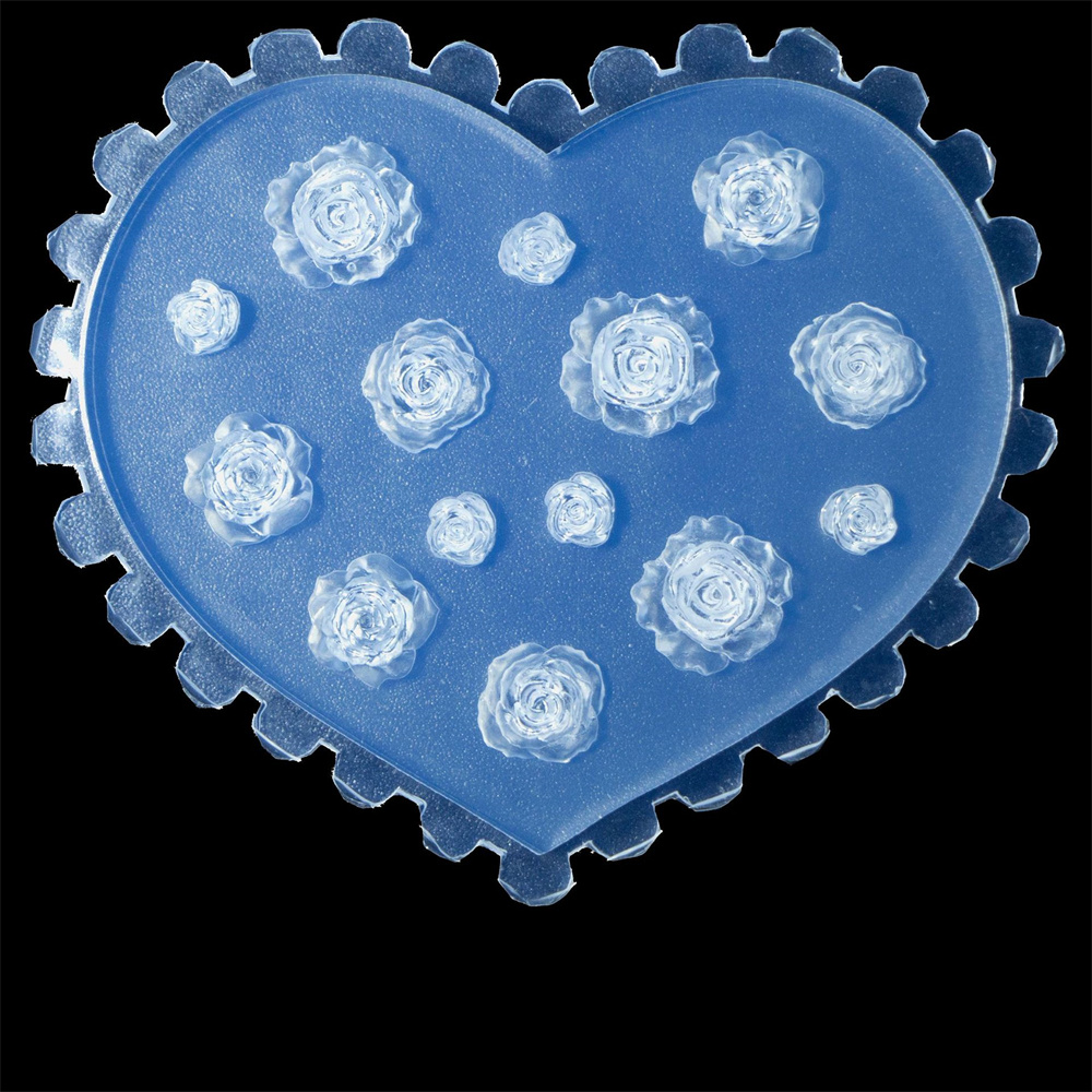 Moule en silicone 3D pour la décoration de manucure, outils de modèle de manucure bricolage, mise en place, nouveautés juillet, 2024: green