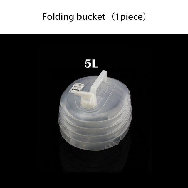 Overe 1pc bil sammenleggbar bøtte vannlager til renault megane 3 støvkost logan captur clio chevrolet cruze aveo captiva: 1 stk 5l