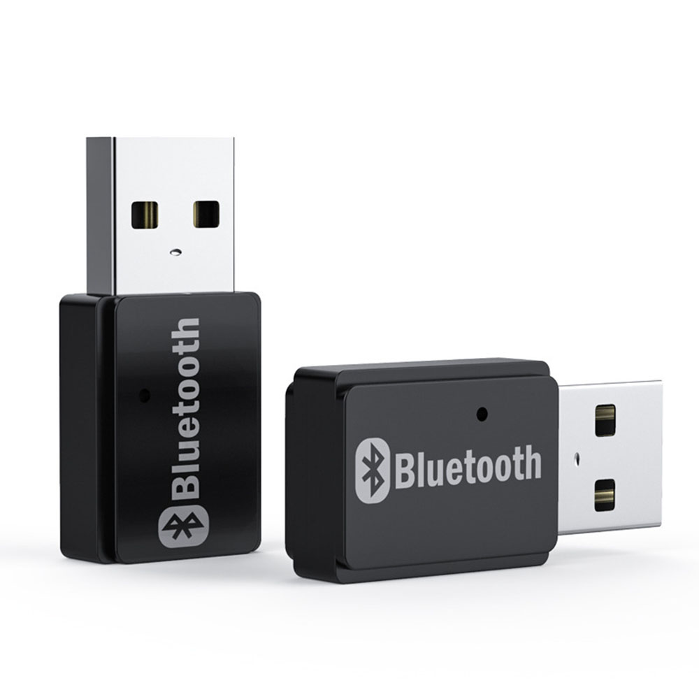 Bezprzewodowy przenośny adapter USB kompatybilny z Bluetooth 5.0 Dongle muzyka AUX stereofoniczny BT nadajnik audio robić komputera laptop mysz zestaw samochodowy