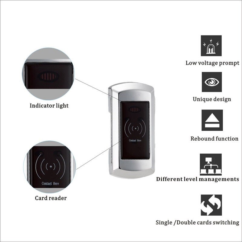 Electronic RFID Cabinet Locker Lock with External power supply