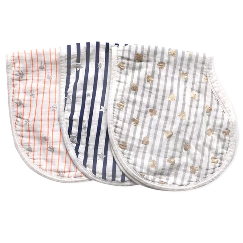 Bambino Bavaglini Doppio Strato Impermeabile Puro Del Bambino Del Cotone del Tovagliolo di Alimentazione Mamma Spalla Sputare Latte Pad Per I Bambini Panni Bandana