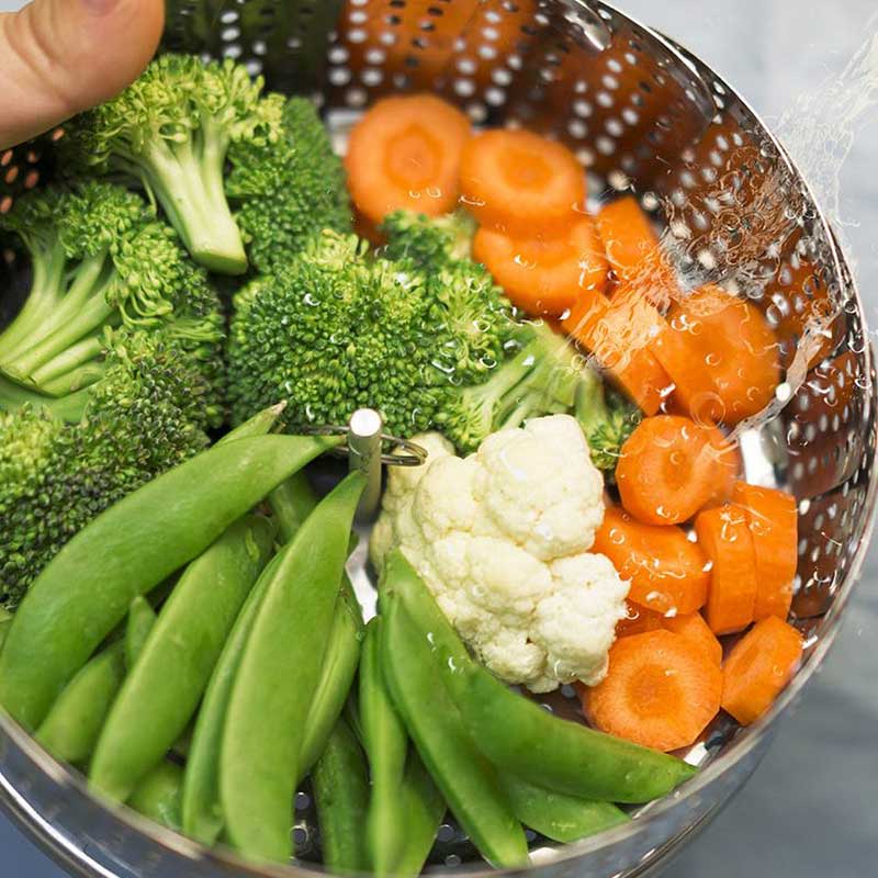 High folding multifunctional vegetable steamer stainless steel food steamer seafood steamer expandable kitchen tools