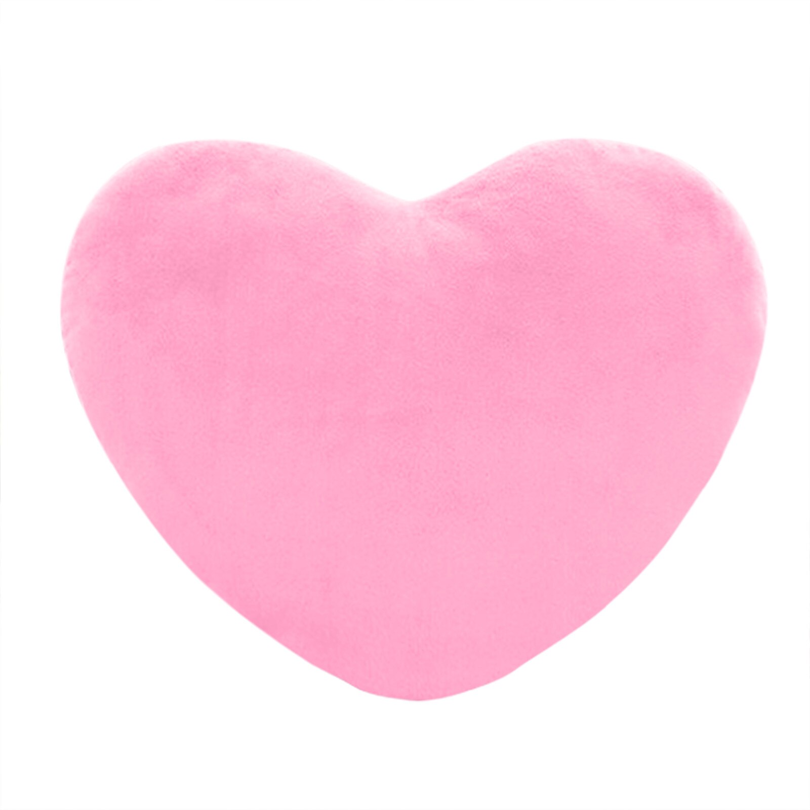 Cojín de sofá de felpa suave para chica, almohada de corazón de amor, terciopelo rosa, corazón de melocotón, para enamorados, almohada de amor para boda, 40 #: Pink 
