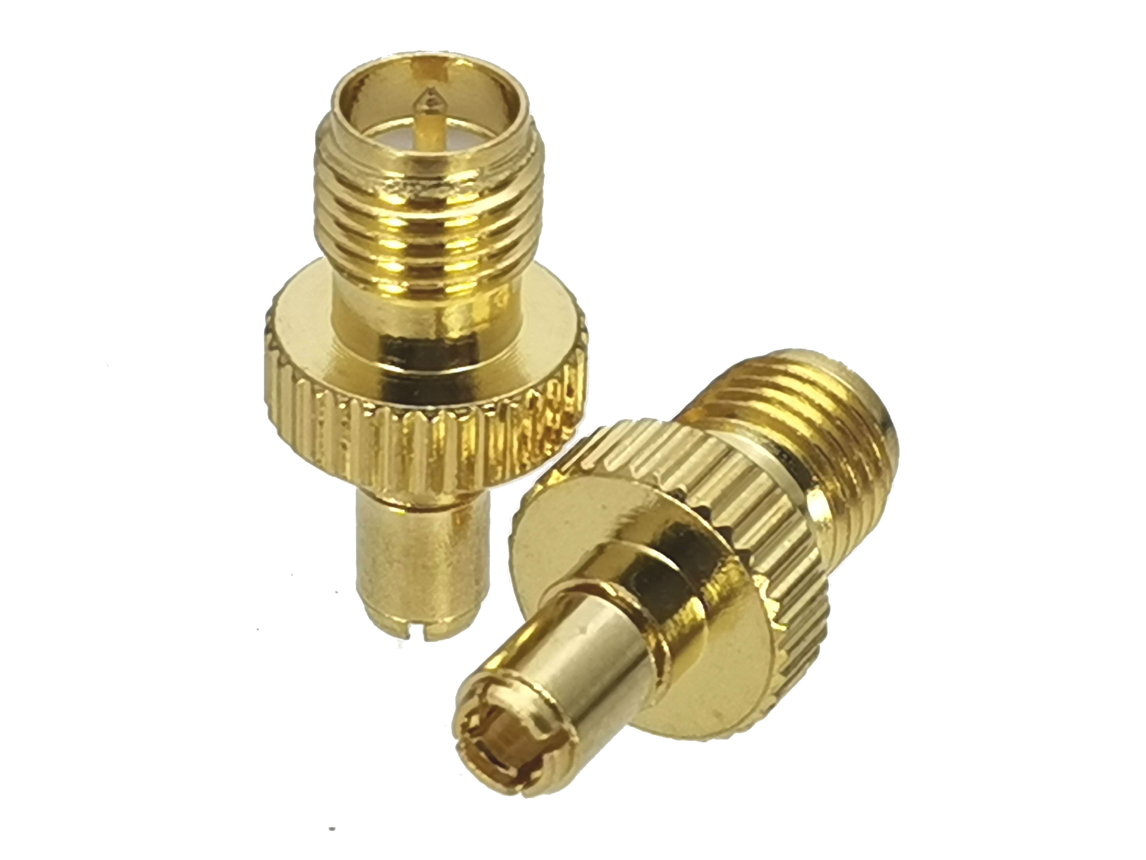 SMA/RP-SMA til MMCX/MCX/CRC9/TS9 - Koaksial Adapter