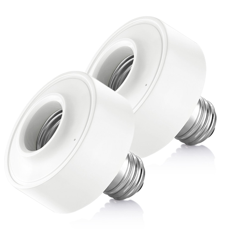 Portalampada accorto WiFi portalampada E26 E27 portato base lampadina interruttore remoto controllo vocale compatibile con Alexa Google casa