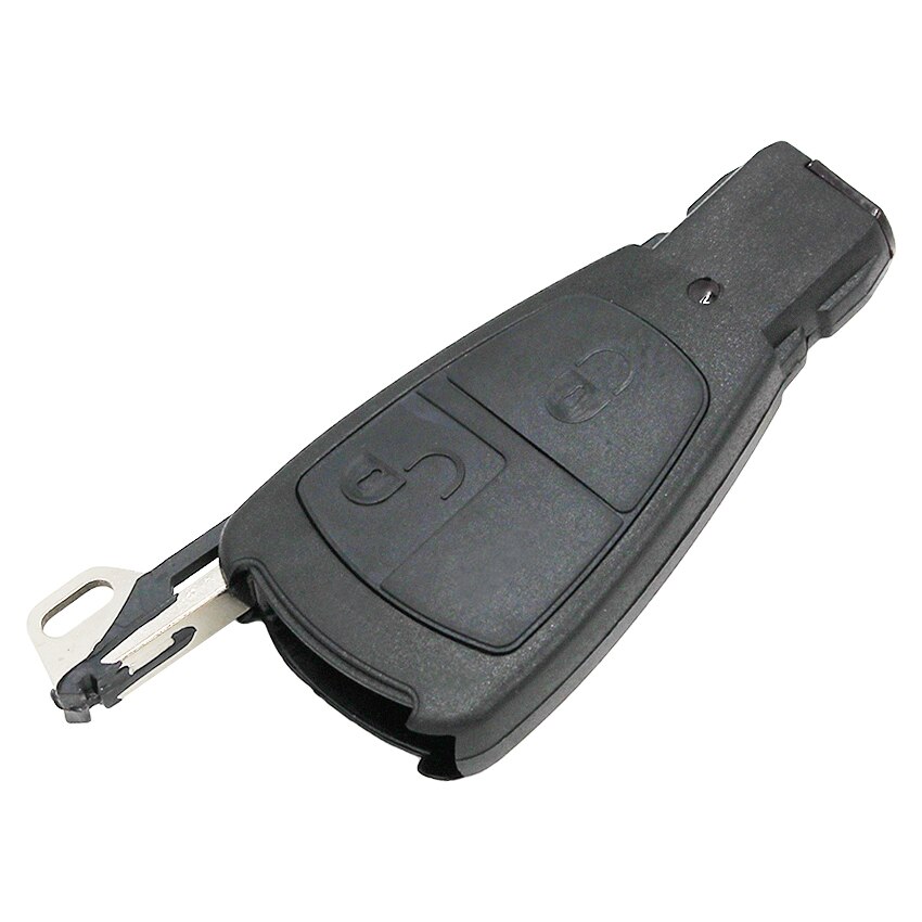 2/3 Knop Afstandsbediening Sleutel Shell Case Behuizing Met Nood Insert Blade Voor Mercedes-Benz C180 1998-2004 w202 C Klasse