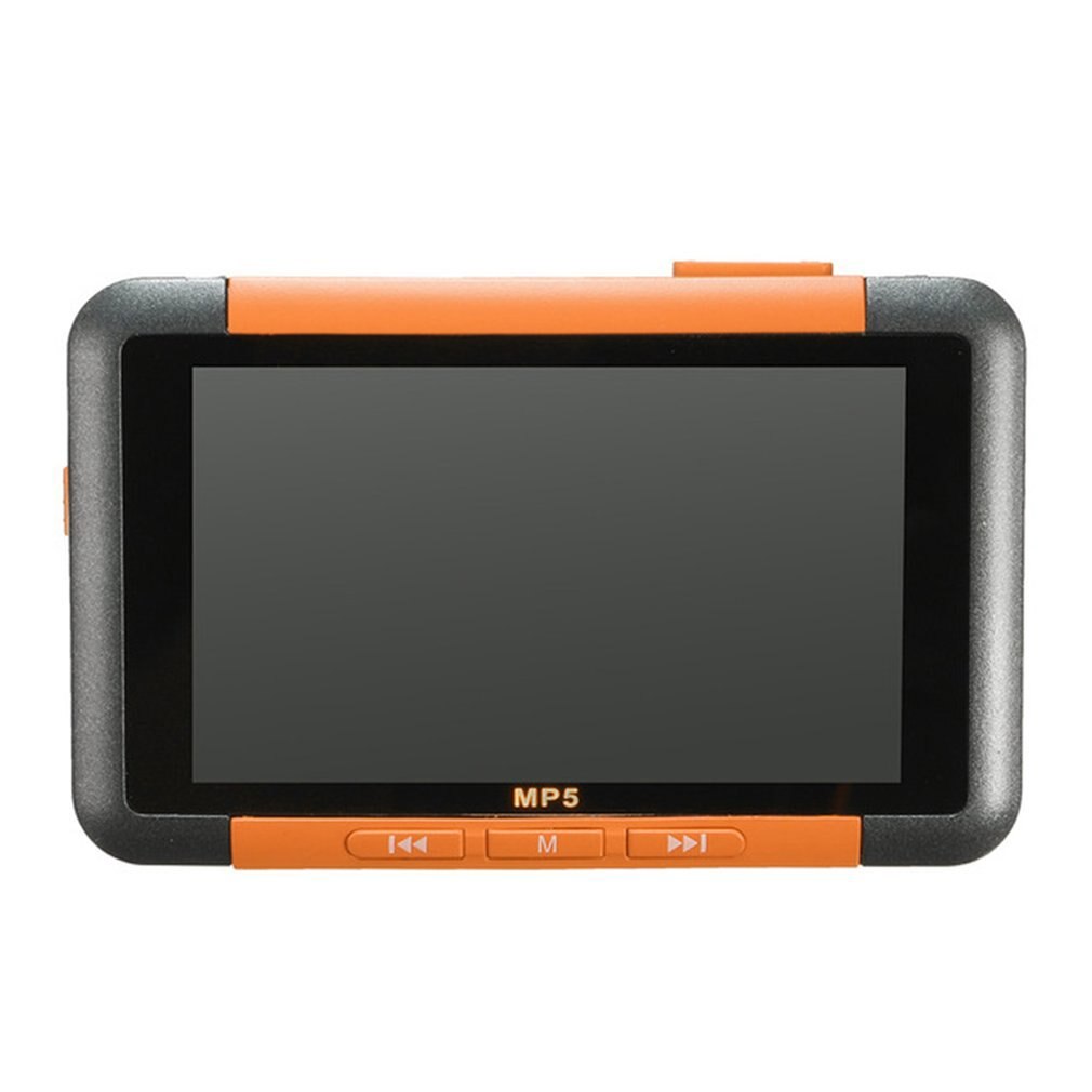 3 Inch Scherm Video Muziek MP5 Speler 8Gb/16Gb Slim Lcd-scherm Media Player Fm Radio Recorder E-Book Reader: orange / 16GB