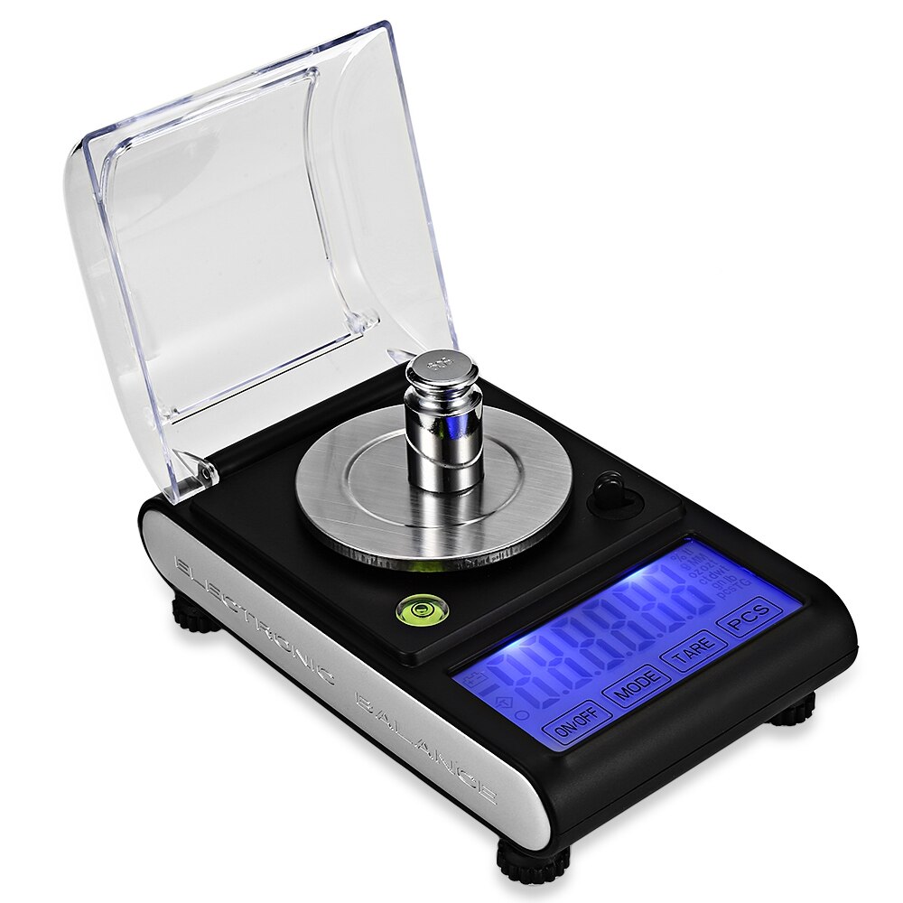 50g 0.001g Kitchen medicinal material spices Scale High Precision Carat Scale LCD Digital jewelry Diamond Scale Gold Lab Balance
