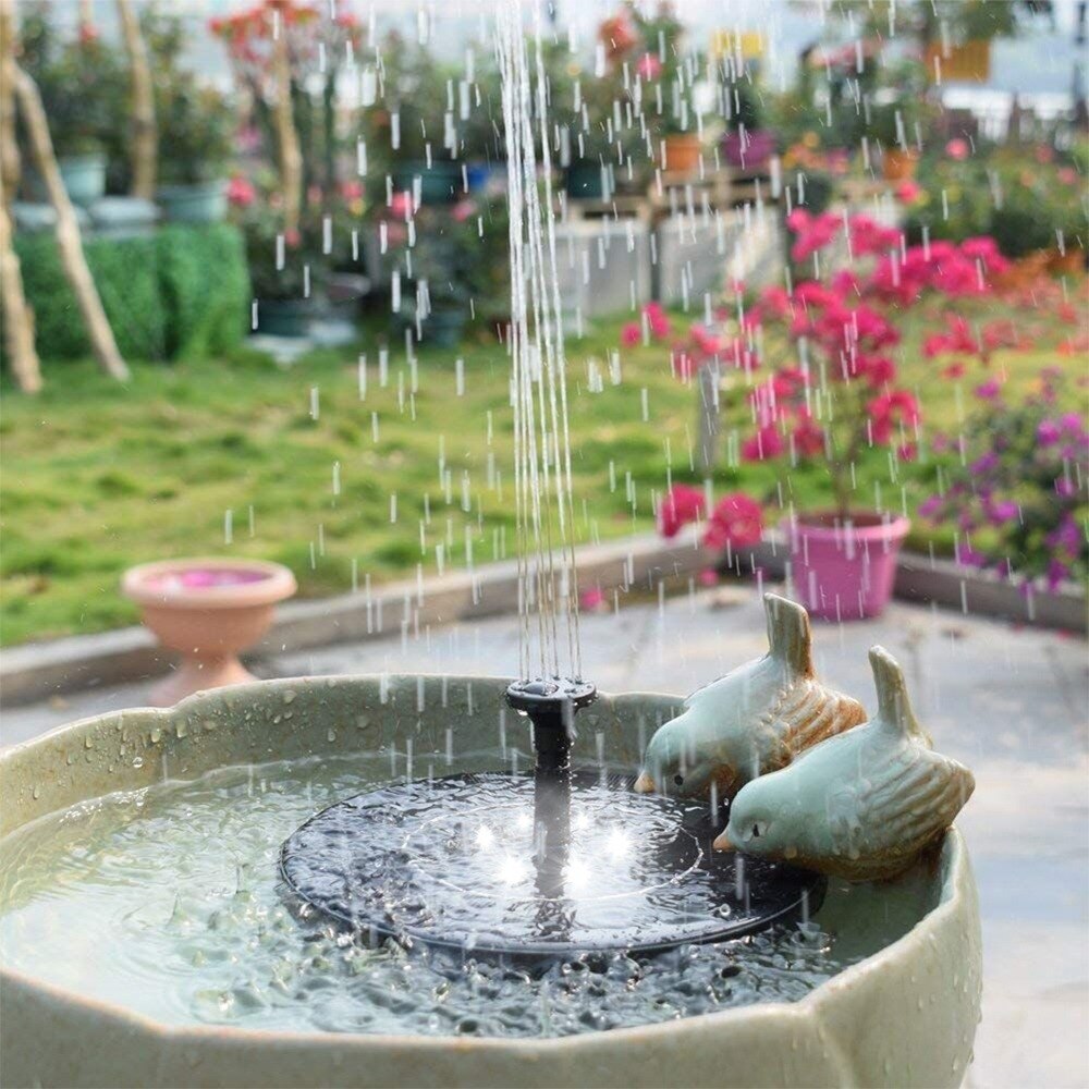 Solar Fountain Led Solar Water Fountain with LED Lights for Outdoor Landscape Garden Decor Floating Pool Fountain Solar Pump