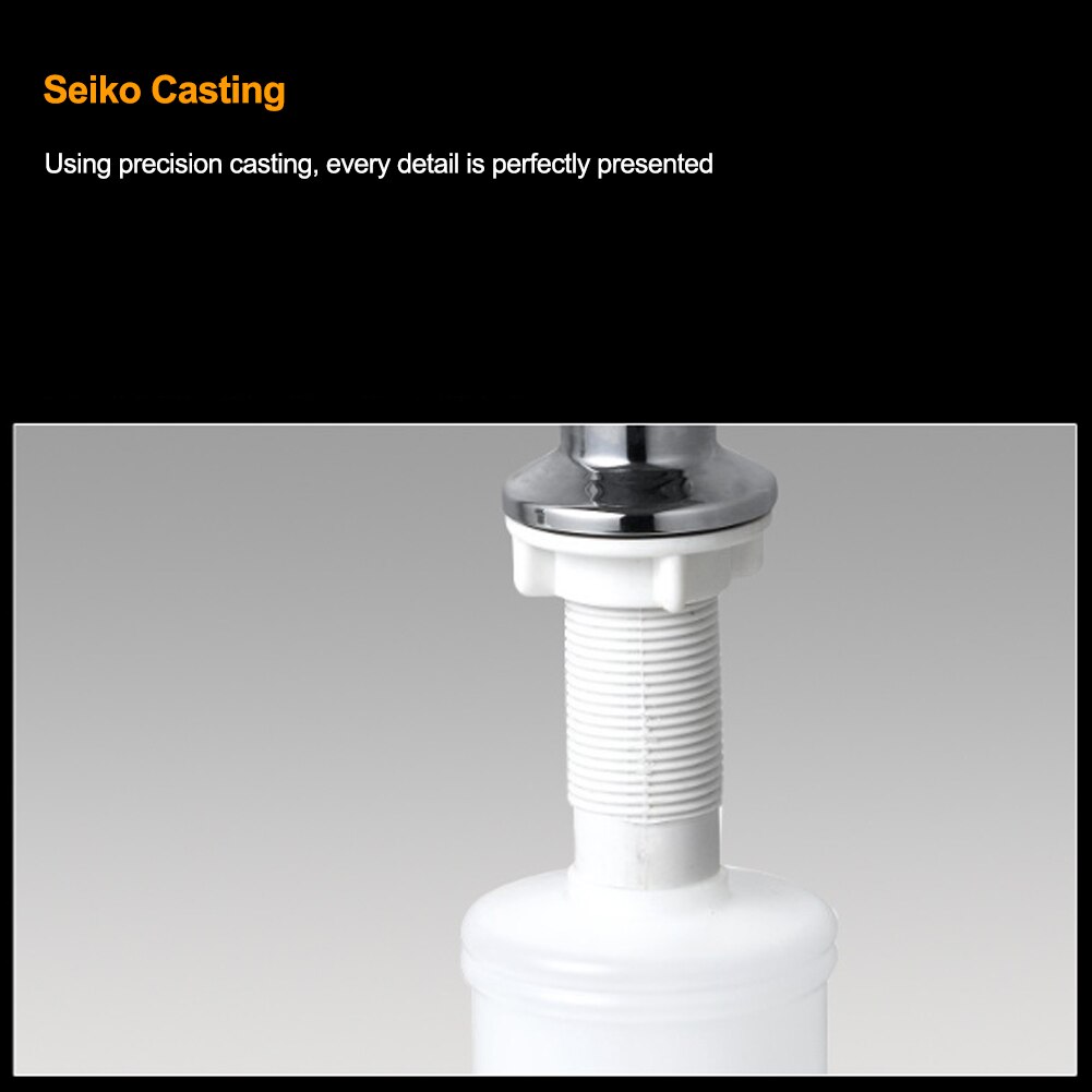 300ml Kitchen Sink Soap Dispenser ABS Hand Soap Dispenser Detergent Liquid Soap Lotion Dispensers Stainless Steel Head