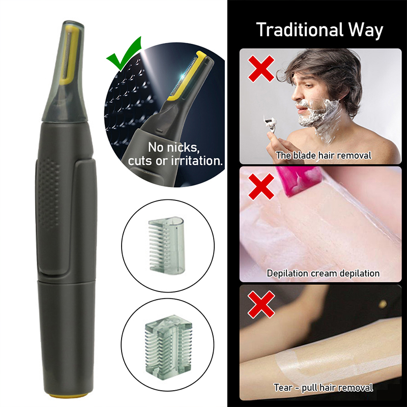 Ultradunne precisietrimmer Elektrische neushaartrimmer Mini draagbare oortrimmer voor mannen Neushaarscheerapparaat Waterdicht Veilig schoon