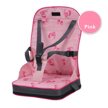 Baby portabel booster middagsstol oxford vattentät stol sits matning barnstol för baby stol sits 0-36 månader: Rosa