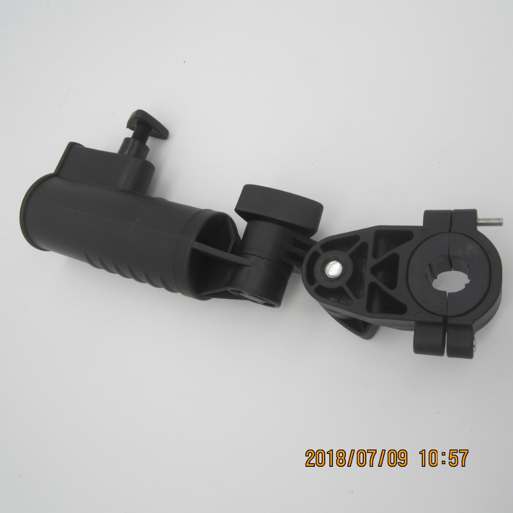 Heavy Duty Golf Push Cart Umbrella Holder 360 Degrees Adjustable Angle Universal for Golf Cart/Stroller/Wheelchair/Bike
