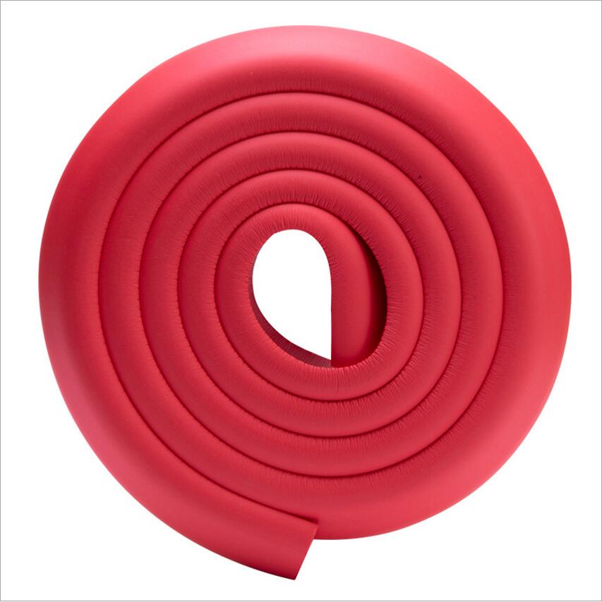 2M Baby Safety Corner Protector Children Protection Furniture Corners Angle Protection Child Safety Table Corner Protector Tape: 1 PC Red