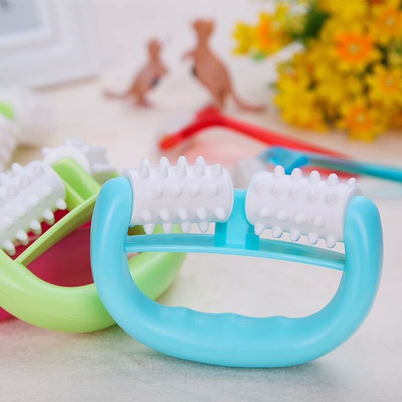D typ fat roller massageverktyg celluliter ben mage nacke skinkor slappna av anti celluliter bantning produkter muskelstimulator