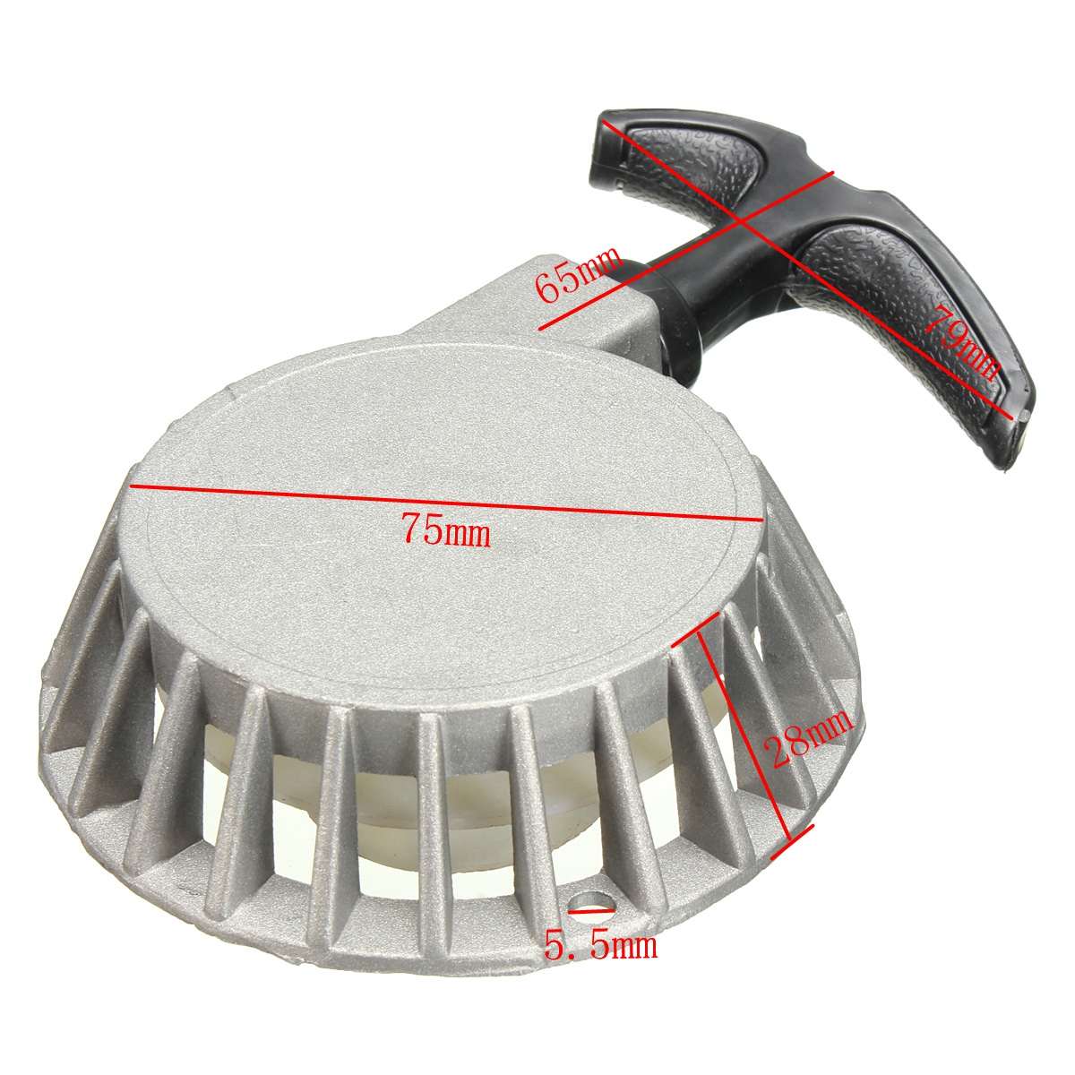 49CC PULL STARTER RECOIL START FOR ATV FOR POCKET BIKE MINI MOTO QUAD ALUMINUM