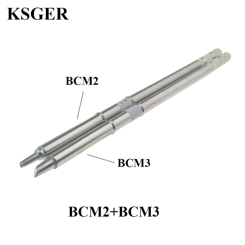 Ksger Elektrische Diy T12 Soldeerbout Tip BCM2 BCM3 Soldeer Tips Voor STM32 Oled Controller Station FX9501 Handvat Lassen: BCM2 BCM3