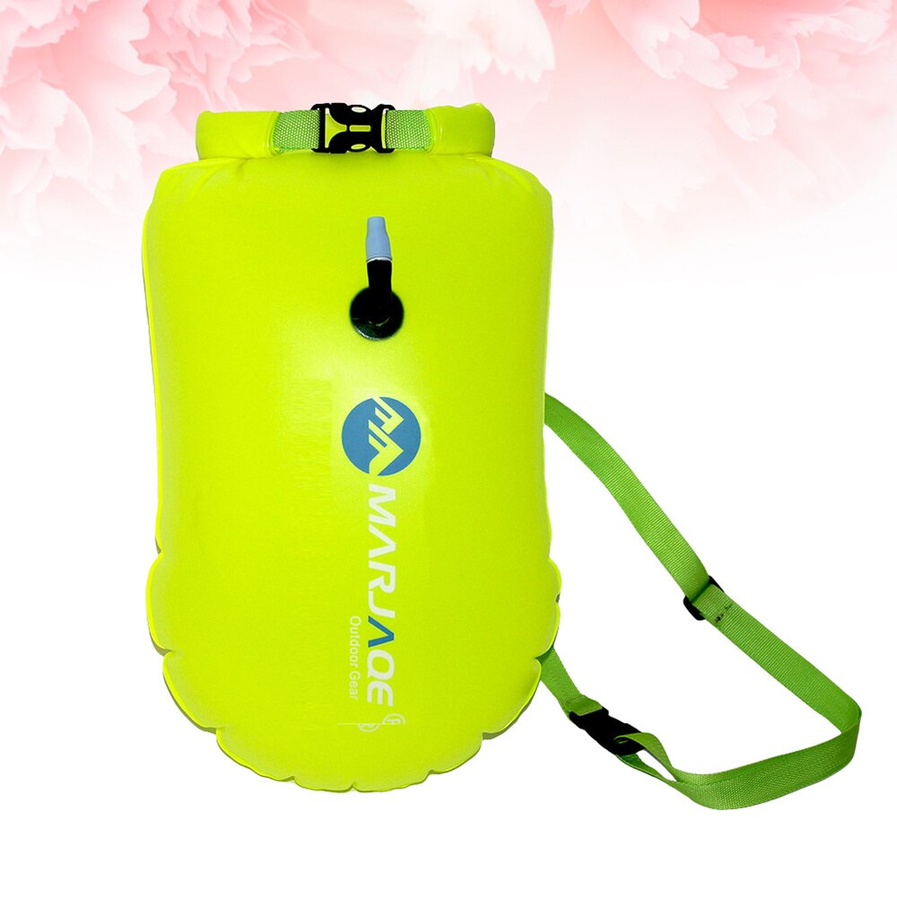 20L Thicken Pvc Waterdichte Gear Bags Outdoor Sport Opblaasbare Zak Boei Voor Varen Kajakken Vissen Rafting Zwemmen Camping Re: Yellow