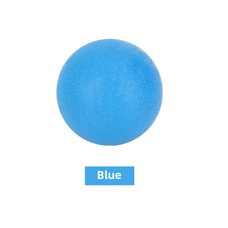 Pelota de masaje TPE para Fitness, equipo de entrenamiento para relajar la salud muscular, pelota de goma para maní, pelota de masaje, pelota de membrana para tendón para Yoga: YELLOW