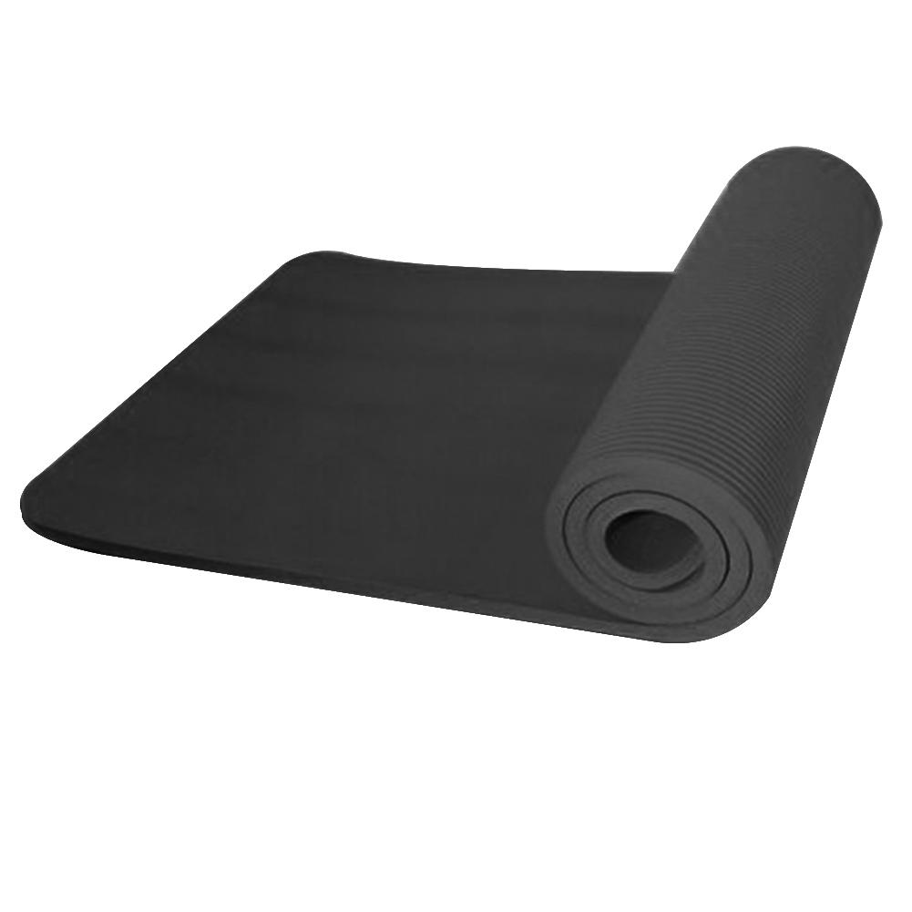 173cm 1mm EVA Yoga Mats Anti-slip Blanket PVC Gymnastic Sport Health Lose Weight Fitness Exercise Pad Sport Yoga Mat Unisex: Black