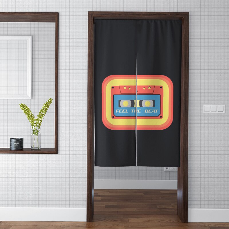 Japanse Klassieke Tapes Patroon Dikke Deur Gordijn Keuken Restaurant Zachte Korte Fluwelen Deur Gordijn Home Decor Shading Tapestry: Style05