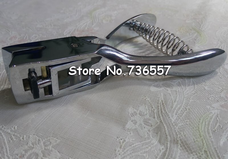 Paper PVC Credentials Hole Making Machine Punch Machine Puncher can Make 3mmx15mm Size Slotted Hole Long Life Use