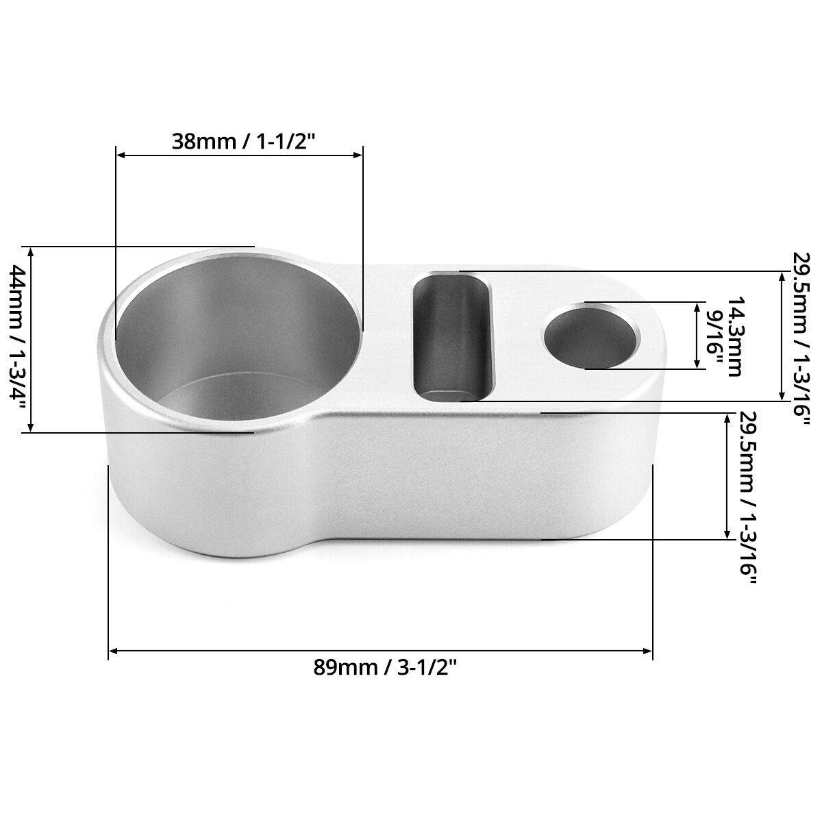 QSHAVE Alle-in-eins-Basis für Sicherheit Rasiermesser Rasur Pinsel Klinge, Aluminium Legierung Multifunktionale Halfter Stehen