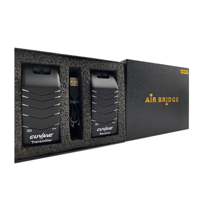 Cuvave wireless 2.4 ghz gitarrensystem, wiederaufladbarer audio-sender und -empfänger für e-gitarren und verstärker