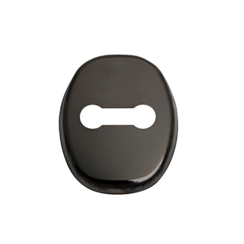 Automobile stainless steel door lock cover 4pcs/set Interior accessories for Toyota for Lexus UX NX RX CT LX series: black