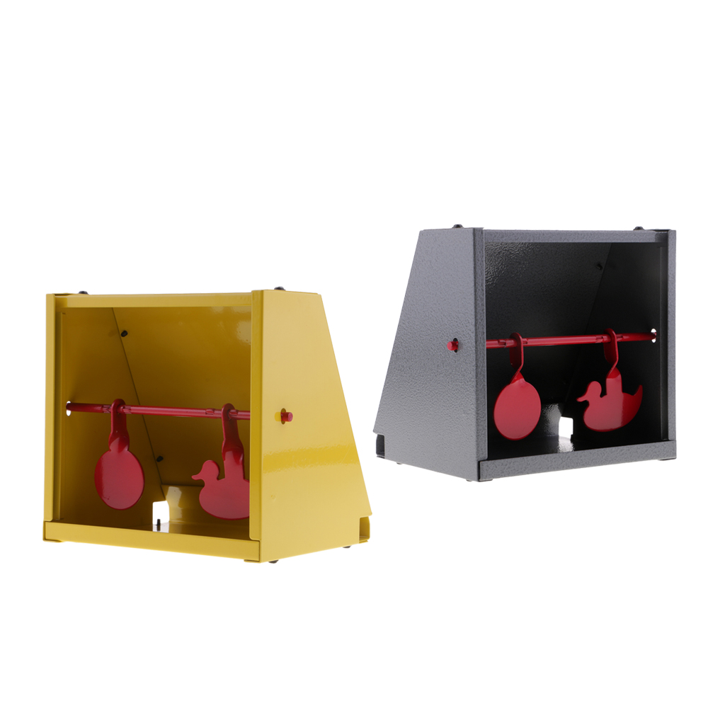Integrated Shooting Target Target Self Resetting Target with Pellet Trap Catcher for Shooting Training Practice