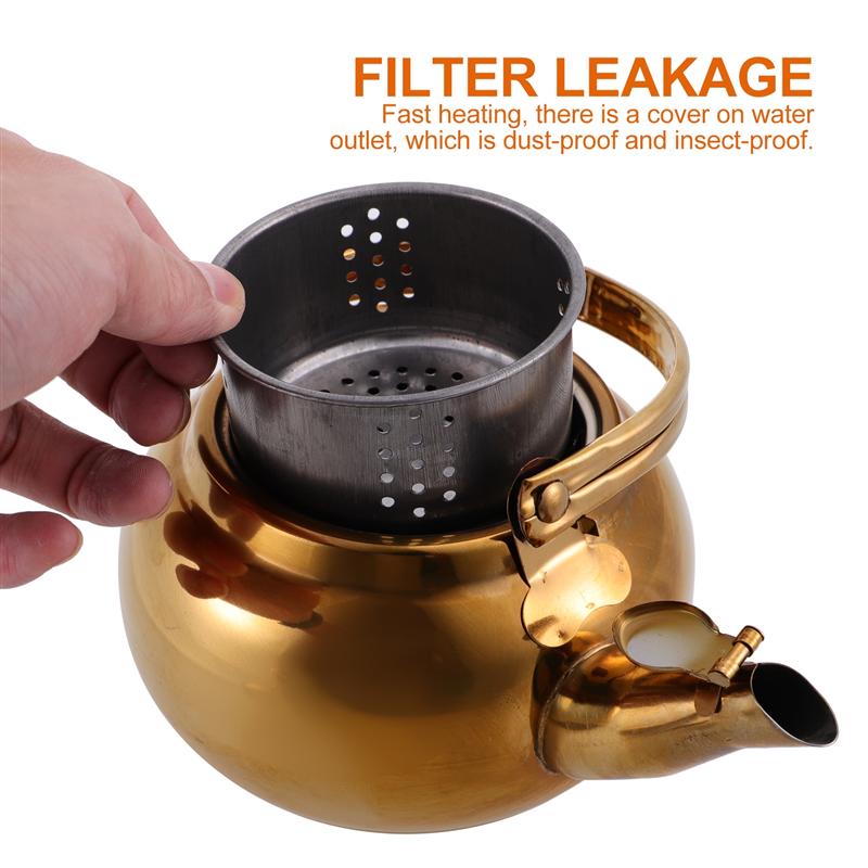 Stainless Steel Tea Kettle Practical Water Kettle Heating Water Kettle Home Teakettle Linglong Kettle Boiling Water Teapot