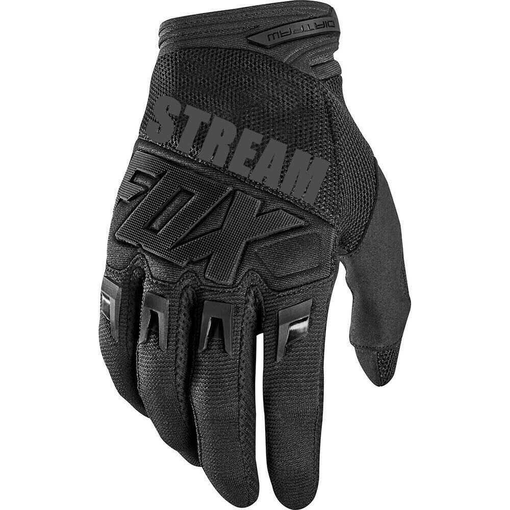 Motorcycle Gloves Top Mx Fox Gloves Bike Gloves Motorcyle Cycling MX fox Gloves Breathable non-slip Cycling Protect Bike Gloves: Black / M