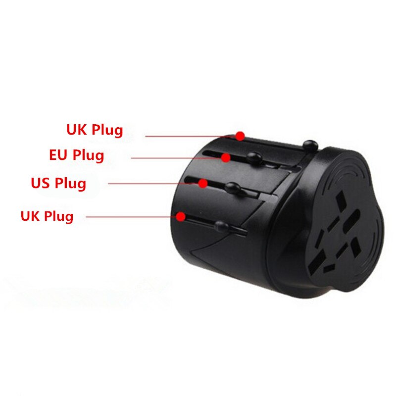 Eléctrico Protector de sobretensión con enchufes de viaje Universal Ac adaptador de enchufe de alimentación de Reino Unido nos es Europa