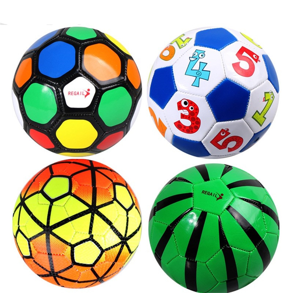 Children'S Original Soccer Ball Standard No.2 Soft Leather Training Football Ball 15 Cm Diameter 140g