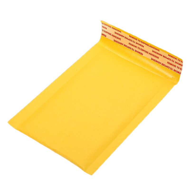 50pcs/lot Yellow Kraft Bubble Mailers Padded Envelopes Bag Self Seal Business Office Supplies