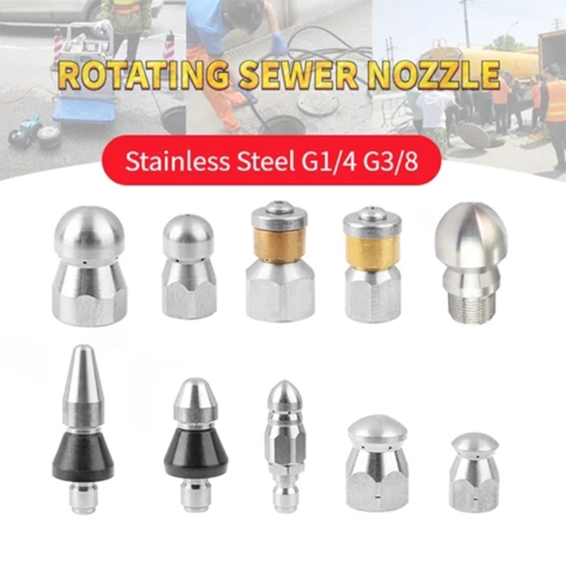 Hogedrukreiniger Jet Nozzle Bsp Rotary Riool Reiniging Nozzle K0AA