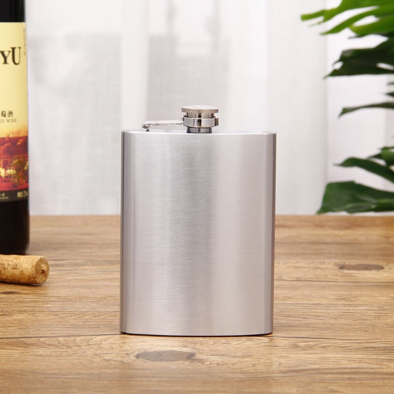 Hip Flask Stainless Steel Pocket Flask 7/8/9 Oz Drink Holder Whiskey Vodka Rum Liquor Home Decor